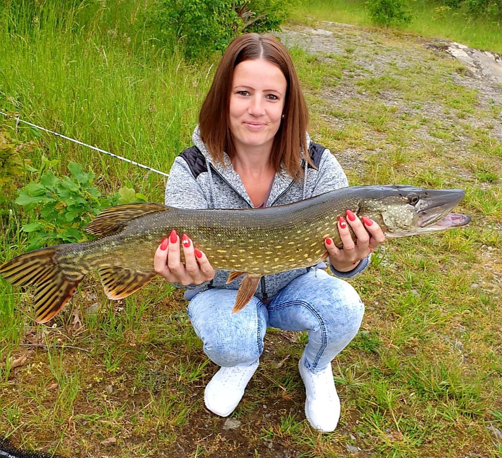 Schöner 83cm Hecht zum Saisonauftakt. Petri Heil.